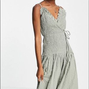 ASOS design cami wrap dress